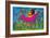 Big Diva Sprinkling Garden with Love-Wyanne-Framed Giclee Print