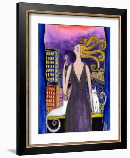 Big Diva Toast of the Town-Wyanne-Framed Giclee Print