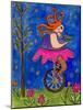 Big Diva Unicycle-Wyanne-Mounted Giclee Print