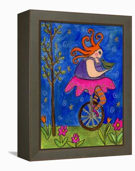 Big Diva Unicycle-Wyanne-Framed Premier Image Canvas