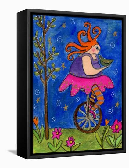 Big Diva Unicycle-Wyanne-Framed Premier Image Canvas