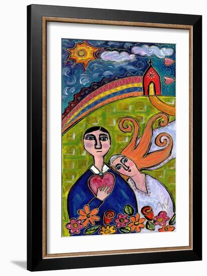 Big Diva Wedding Day-Wyanne-Framed Giclee Print