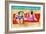 Big Divas Lounging on the Beach-Wyanne-Framed Giclee Print