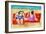 Big Divas Lounging on the Beach-Wyanne-Framed Giclee Print