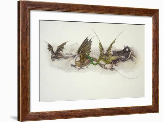 Big Dragons Eat Little Dragons, 1979-Wayne Anderson-Framed Giclee Print