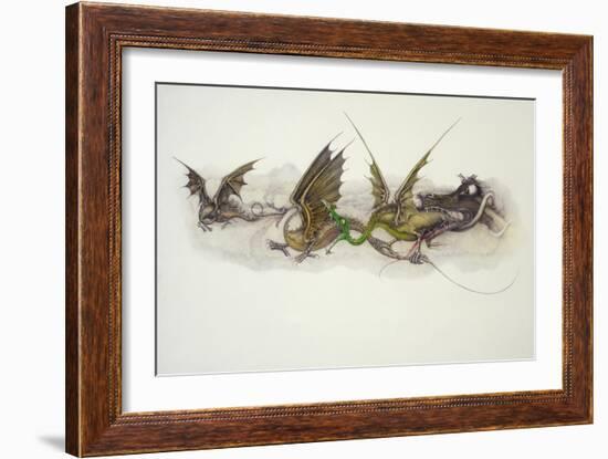 Big Dragons Eat Little Dragons, 1979-Wayne Anderson-Framed Giclee Print