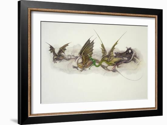 Big Dragons Eat Little Dragons, 1979-Wayne Anderson-Framed Giclee Print