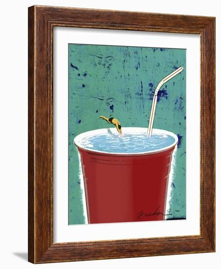 Big Drink-Anthony Freda-Framed Giclee Print