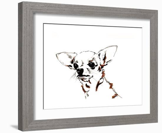 Big Ears the Chihuahua, 2012-Jo Chambers-Framed Giclee Print