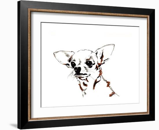 Big Ears the Chihuahua, 2012-Jo Chambers-Framed Giclee Print