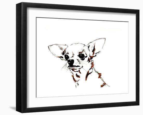 Big Ears the Chihuahua, 2012-Jo Chambers-Framed Giclee Print