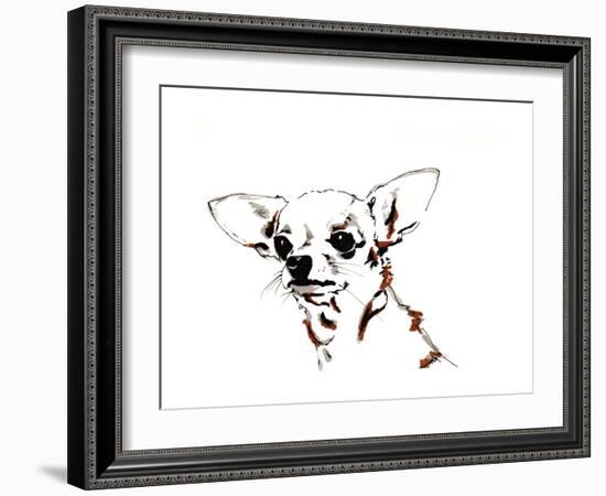 Big Ears the Chihuahua, 2012-Jo Chambers-Framed Giclee Print