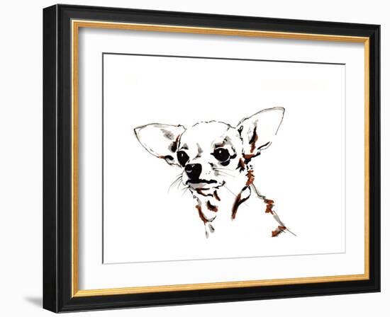 Big Ears the Chihuahua, 2012-Jo Chambers-Framed Giclee Print