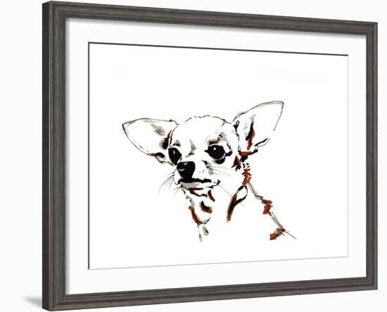 Big Ears the Chihuahua, 2012-Jo Chambers-Framed Giclee Print