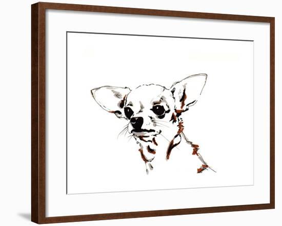 Big Ears the Chihuahua, 2012-Jo Chambers-Framed Giclee Print