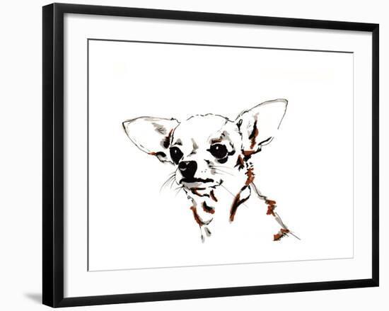 Big Ears the Chihuahua, 2012-Jo Chambers-Framed Giclee Print