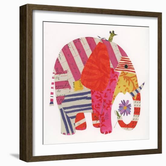 Big Elephant,Little Mouse, 2014,collage-Sarah Battle-Framed Giclee Print