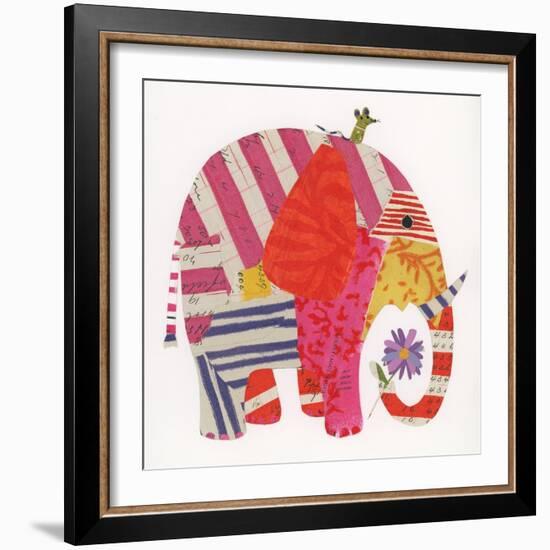 Big Elephant,Little Mouse, 2014,collage-Sarah Battle-Framed Giclee Print