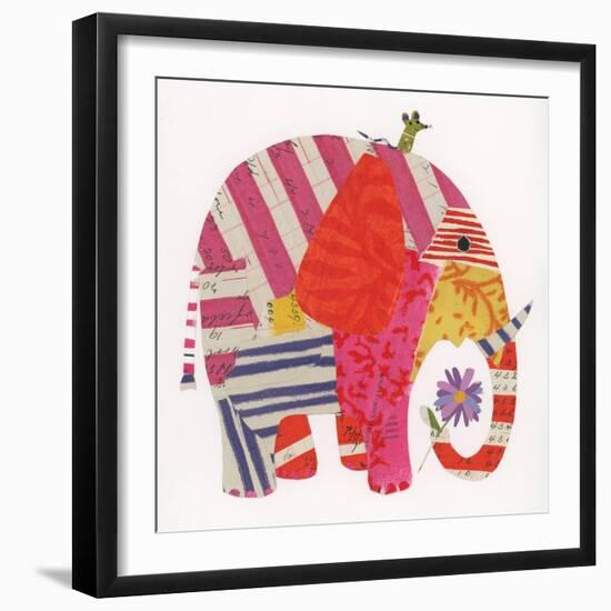 Big Elephant,Little Mouse, 2014,collage-Sarah Battle-Framed Giclee Print