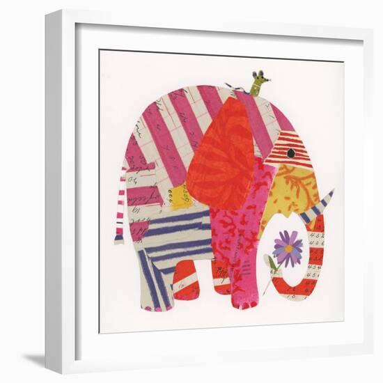 Big Elephant,Little Mouse, 2014,collage-Sarah Battle-Framed Giclee Print