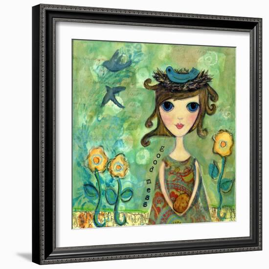 Big Eyed Girl a Good Mess-Wyanne-Framed Giclee Print