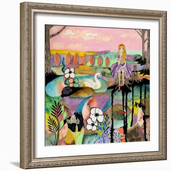 Big Eyed Girl a World Her Qwn-Wyanne-Framed Giclee Print