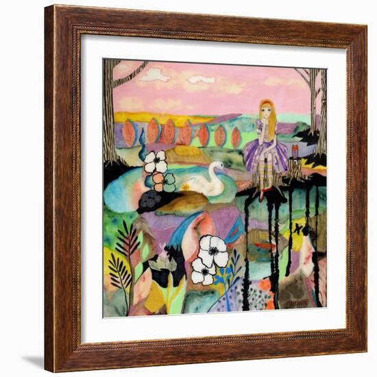 Big Eyed Girl a World Her Qwn-Wyanne-Framed Giclee Print