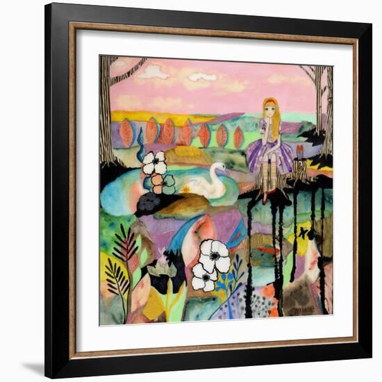 Big Eyed Girl a World Her Qwn-Wyanne-Framed Giclee Print