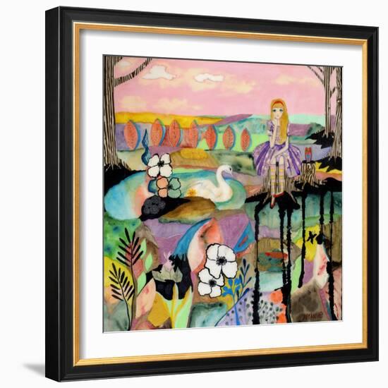 Big Eyed Girl a World Her Qwn-Wyanne-Framed Giclee Print