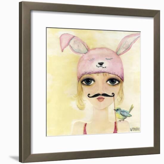 Big Eyed Girl Be Yourself-Wyanne-Framed Giclee Print