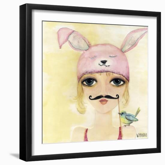 Big Eyed Girl Be Yourself-Wyanne-Framed Giclee Print