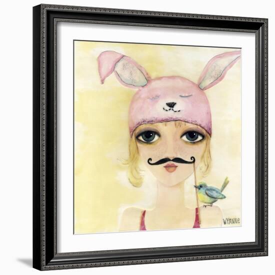 Big Eyed Girl Be Yourself-Wyanne-Framed Giclee Print