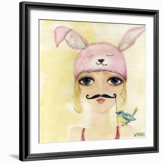 Big Eyed Girl Be Yourself-Wyanne-Framed Giclee Print