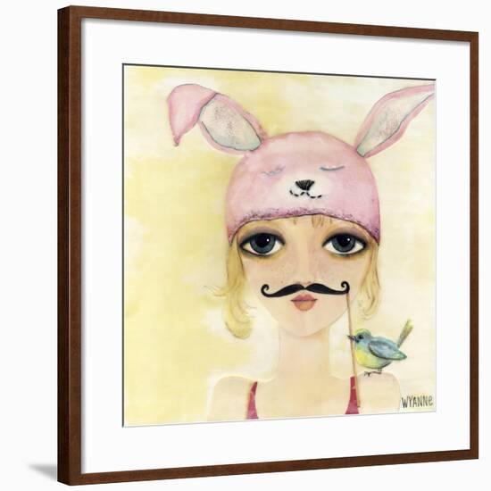 Big Eyed Girl Be Yourself-Wyanne-Framed Giclee Print