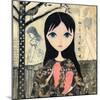 Big Eyed Girl Broken Heart-Wyanne-Mounted Giclee Print