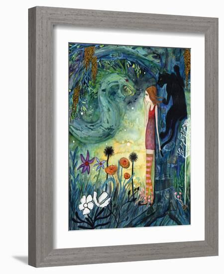 Big Eyed Girl Can of Worms-Wyanne-Framed Giclee Print