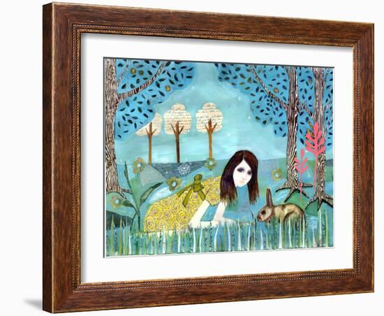 Big Eyed Girl Dreamstate-Wyanne-Framed Giclee Print