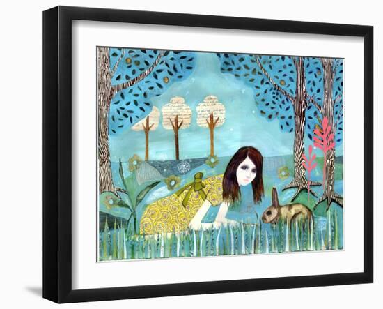 Big Eyed Girl Dreamstate-Wyanne-Framed Giclee Print