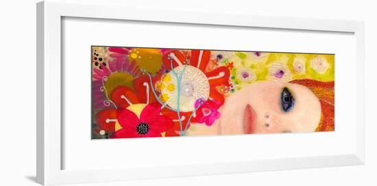 Big Eyed Girl from Within-Wyanne-Framed Giclee Print