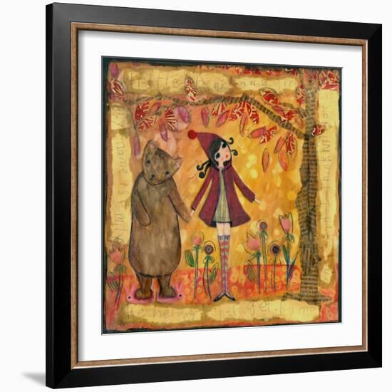 Big Eyed Girl He Helped Her Get Back Home-Wyanne-Framed Giclee Print