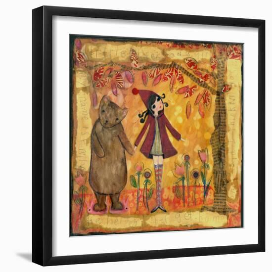 Big Eyed Girl He Helped Her Get Back Home-Wyanne-Framed Giclee Print