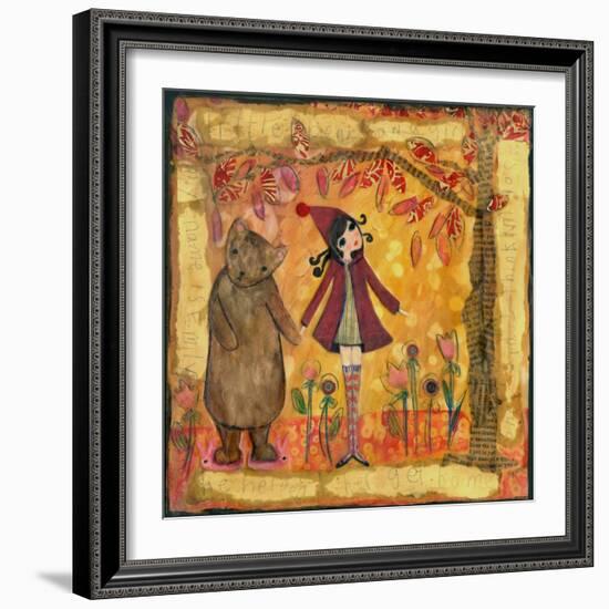 Big Eyed Girl He Helped Her Get Back Home-Wyanne-Framed Giclee Print