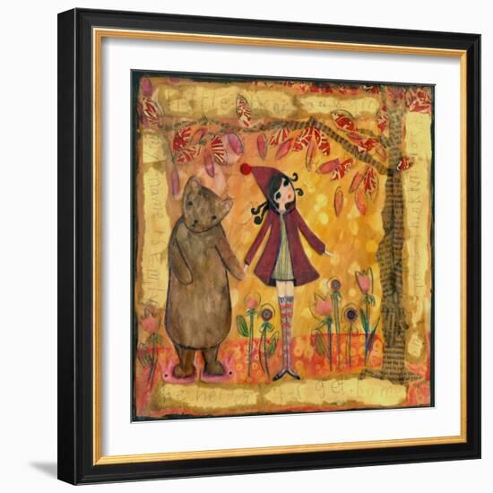 Big Eyed Girl He Helped Her Get Back Home-Wyanne-Framed Giclee Print