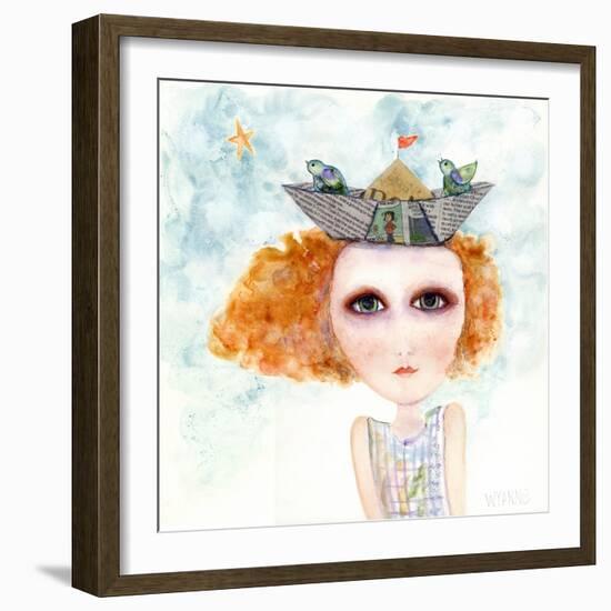 Big Eyed Girl Life Is But a Dream-Wyanne-Framed Giclee Print