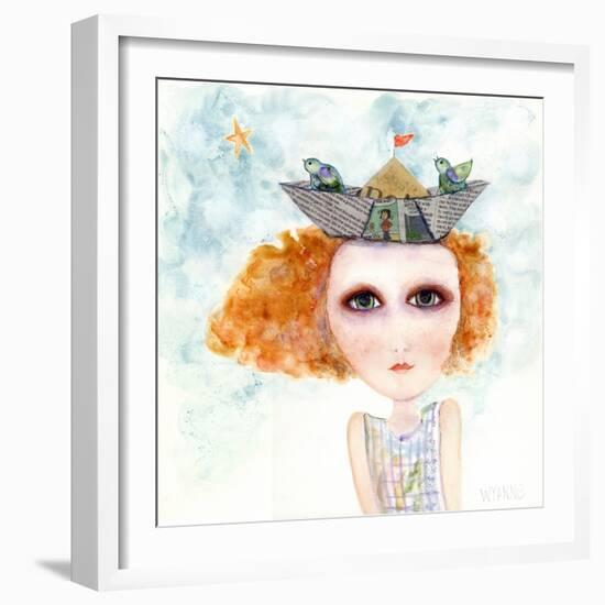 Big Eyed Girl Life Is But a Dream-Wyanne-Framed Giclee Print