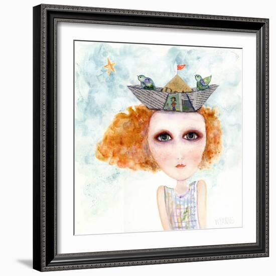 Big Eyed Girl Life Is But a Dream-Wyanne-Framed Giclee Print