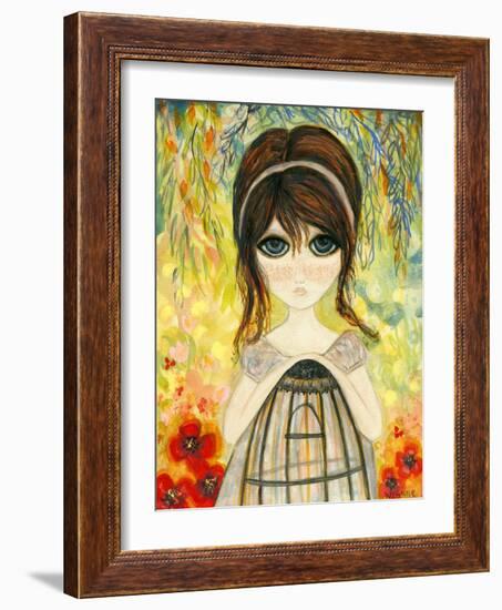 Big Eyed Girl Not Today-Wyanne-Framed Giclee Print