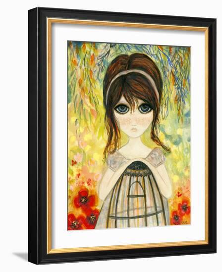 Big Eyed Girl Not Today-Wyanne-Framed Giclee Print