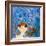 Big Eyed Girl Ocean Blue-Wyanne-Framed Giclee Print