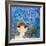 Big Eyed Girl Ocean Blue-Wyanne-Framed Giclee Print